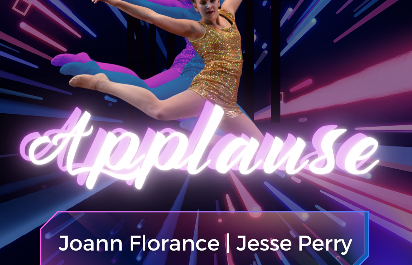 Applause season-end recital poster
