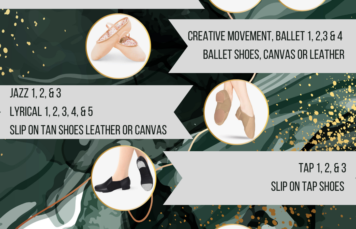 Dress code shoe reference